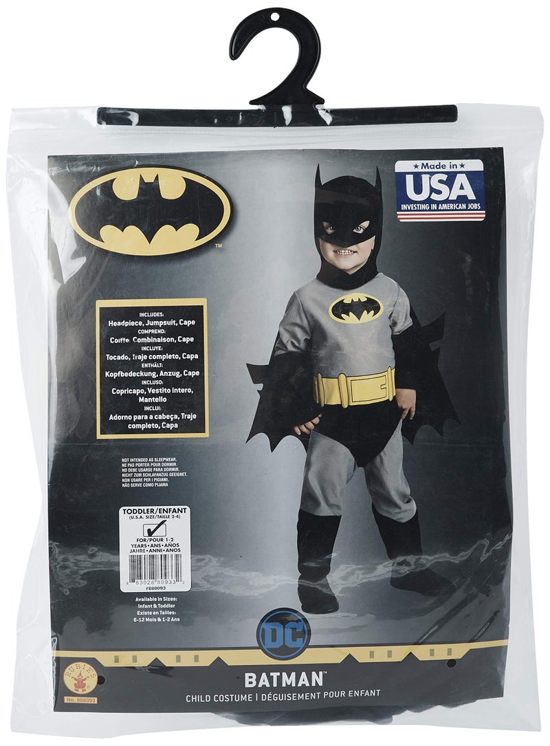 Rubies DC The Batman Animated Series: Batman Costume for Toddlers by Rubies, Boy's Toddler - Image 5